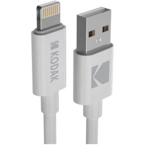 کابل USB به Lightning کداک مدل KODAK White طول 1 متر